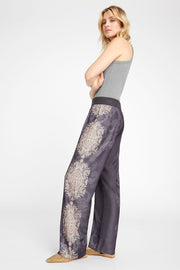 Bay wide leg pants 54004 | Grey/Sand | Bukser fra Gustav