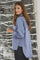 Aniza Oversize Slit Shirt 45016 | New Blue | Bluse fra Co'couture