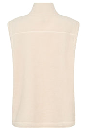 Ada Waistcoat | Creme | Teddy vest fra French Laundry