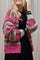 Milly Knit Cardigan | Red Multi | Strik fra Black Colour
