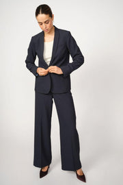 Leya Miley Pant Long | Salute Navy | Bukser fra Mos Mosh