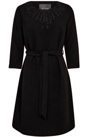 Zeylin 3/4 dress  | Black | Kjole fra Mos Mosh