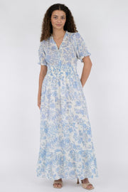 Kanza Rose Field Dress | Light Blue | Kjole fra Neo Noir