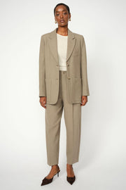 Cammie Elina Pant Cropped | Falcon | Hose von Mos Mosh