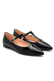 Patent Mary Janes | Sort | Ballarina fra Avery