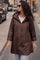 Nimbus Long Rain Jacket | Dark Brown