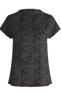 Alma Top | Black Grey Lace | Bluse fra Liberté