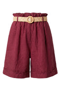 Fiorella Bermuda Shorts | Burgundy – nedsat