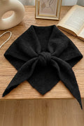 Wooly Wilma Triangle Scarf | Black