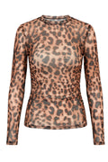 Lela Leo Mesh | Brown | Top fra Avery