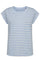 Ulla Stripe Tshirt | Light Blue White Stripe | T-Shirt fra Liberté