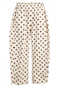 Polly Polka Pants | White | Bukser fra Atelier C – nedsat