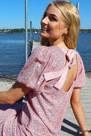 Paige Ss Blouse | Rosa Sequins | Bluse fra Liberté