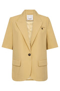 Nilan Fitted SS Blazer 40026 | PaleYellow | Blazer fra Co'couture