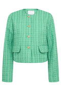Calvin Boucle Jacket 40039 | Green | Jakke fra Co'couture – nedsat