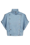 Tillycc Vest | Fade Denim | Vest fra Co'Couture