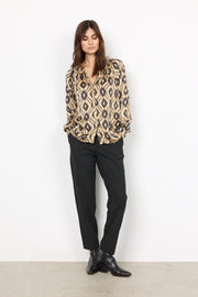 Juliette Printed Blouse | Sand | Bluse fra French Laundry