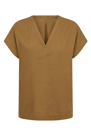 Chloe Tee Top | Army | Skjorte fra French Laundry
