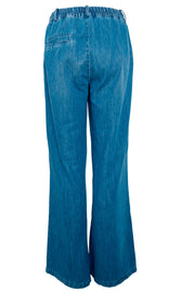 Nettie Box Jeans | Mid Blue | Bukser fra Black Colour