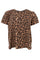 Zelda S/S Leo T-Shirt | Leopard | T-Shirt fra Black Colour