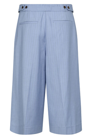 Kiana Pin Pleat Bermuda 41079 | Pale Blue | Bukser fra Co'couture