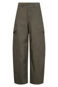 Evelyn Barrel Pant 41082 | Army | Bukser fra Co'couture