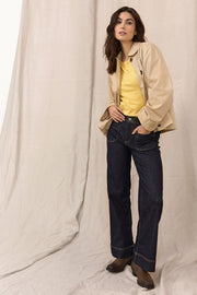 Eleonora Jeans | Dark Blue Denim | Jeans fra French Laundry