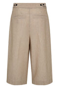 Nadinecc Pleat Bermuda | Bisquit | Shorts fra Co'Couture