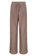 Jihocc Stripe Pant | Brown | Bukser fra Co'Couture