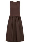 Sille Dress | Brun | Kjole fra Statebird – nedsat