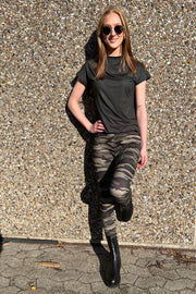 Alma Legging | Dusty Camo | Leggings fra Liberté