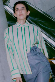 Kermi Shirt 204143 | Peyote w. Fern Green | Skjorte fra Copenhagen Muse
