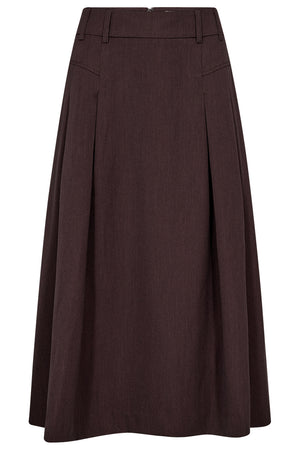 Nell Skirt | Chocolate | Nederdel fra Statebird