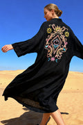 Molly Embroidery Maxi Shirt Dress | Skjorte kjole fra Avery