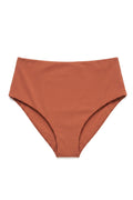 Amber High-Waisted Bikini Bottoms | Terracotta