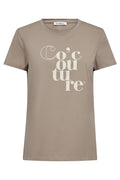 Cocouturecc Tee | Taupe | T-Shirt fra Co'couture