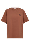 Coco Beachcc Box Tee | Chocolate | T-Shirt fra Co'couture