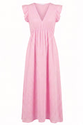 Sun Rüschenkleid | Rose Shadow | Kleid von Avery – nedsat