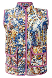 Mimi West | Blaues Rosenpaisley | West von Liberty