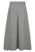 Lance Pleat Skirt 44015 | Grey Melange | Nederdel fra Co'couture