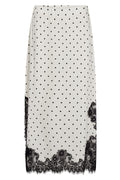 Amelicc Dot Lace Skirt | Off White | Nederdel fra Co'Couture