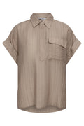 Reggiecc Top | Taupe | Skjorte fra Co'Couture