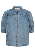 Asjacc Denim Blouse | Denim Blue | Skjorte fra Co'Couture