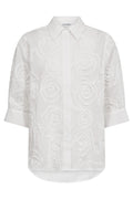 Leyacc Ss Shirt | White | Skjorte fra Co'Couture