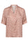 Carminecc Ss V-Blouse | Flame | Skjorte fra Co'Couture