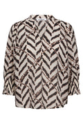 Memphiscc Ss V-Blouse | Off White | Skjorte fra Co'Couture