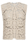 Kellycc Crochet Top | Bone | Strik fra Co'Couture
