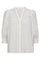 Callumcc Lace Puff V-Shirt | White | Skjorte fra Co'Couture