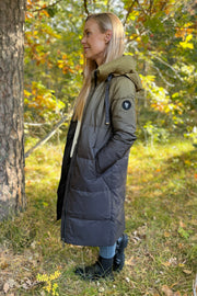 Nova Dip Dye Down Jacket | Fir Green | Jakke fra Mos Mosh