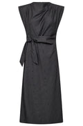 Saga Langes Kleid 46013 | Mittelgrau | Kleid von Co'couture